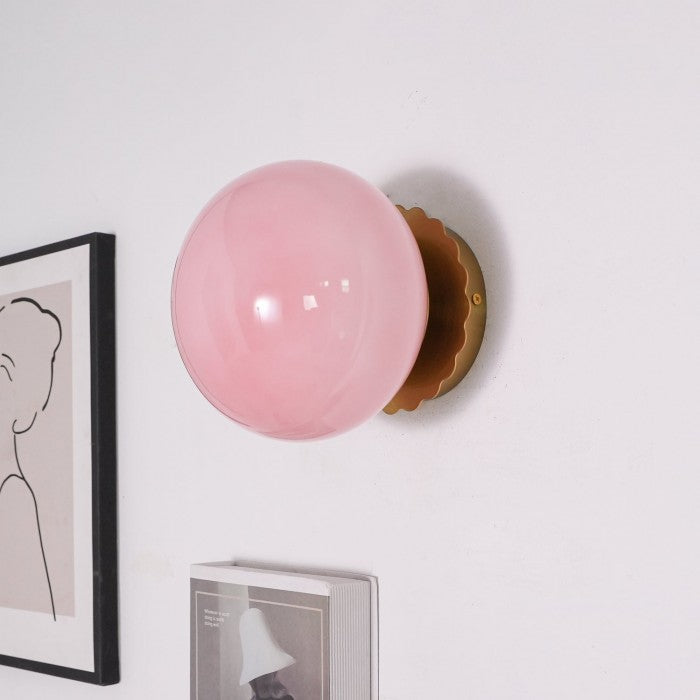 Victoria Bauhaus Glass Sphere Wall Light | BOGO Sale