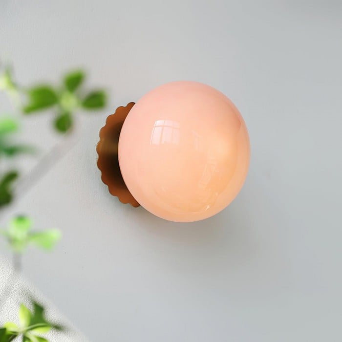 Victoria Bauhaus Glass Sphere Wall Light | BOGO Sale