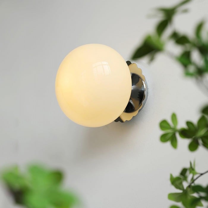 Victoria Bauhaus Glass Sphere Wall Light | BOGO Sale