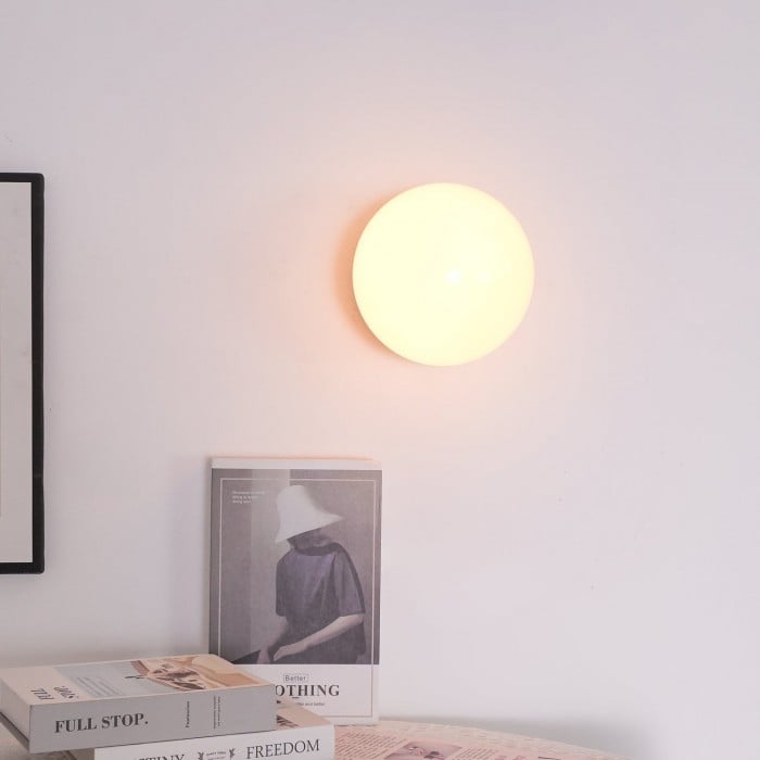 Victoria Bauhaus Glass Sphere Wall Light | BOGO Sale