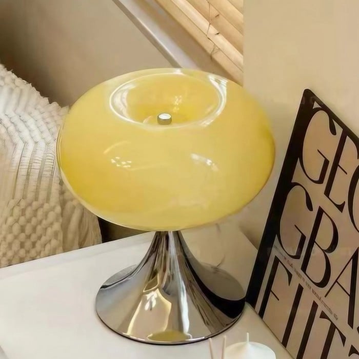 Aurelia Bauhaus Apple-Shaped Glass Table Lamp | BOGO Sale