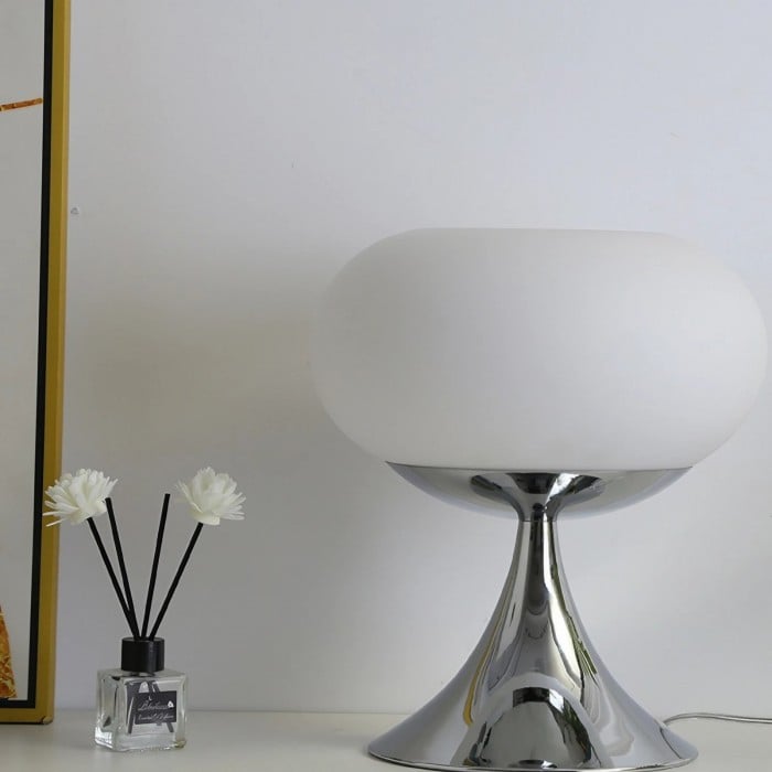 Aurelia Bauhaus Apple-Shaped Glass Table Lamp | BOGO Sale