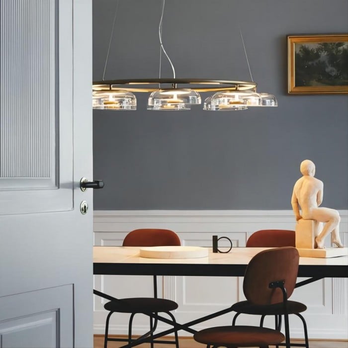 Charlotte 6-Light Glass LED Chandelier | BOGO Sale