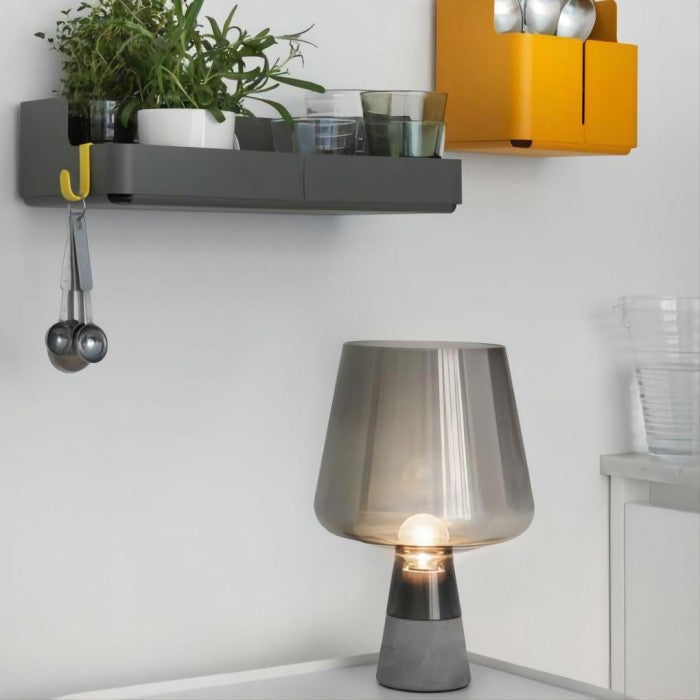 Raymund Industrial Glass Table Lamp | BOGO Sale