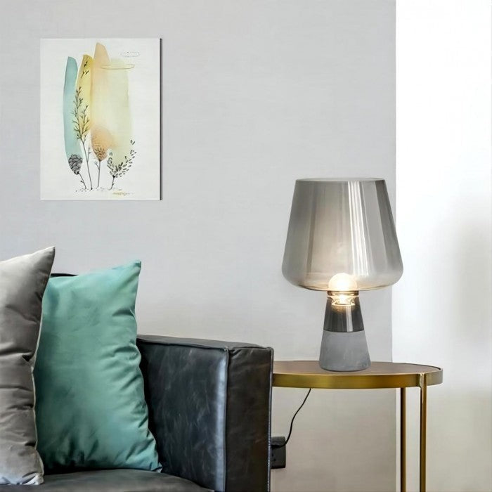 Raymund Industrial Glass Table Lamp | BOGO Sale