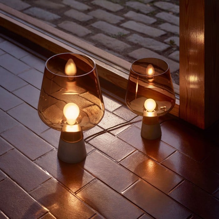 Raymund Industrial Glass Table Lamp | BOGO Sale