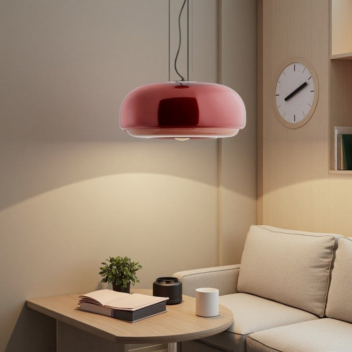 Rossi Macaron Stained Glass Bowl Pendant Light | BOGO Sale