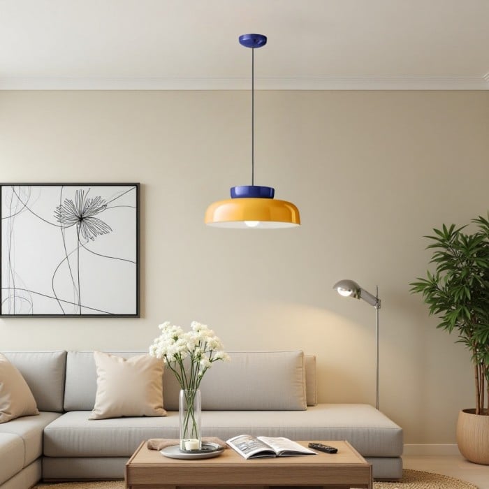 Alessandra Bauhaus Style Pendant Light Disk Lamp | BOGO Sale
