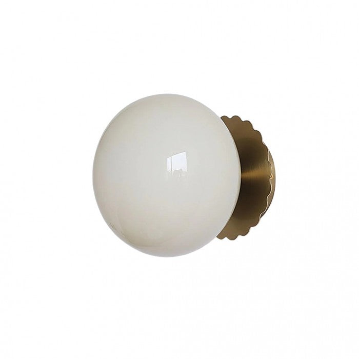 Victoria Bauhaus Glass Sphere Wall Light | BOGO Sale