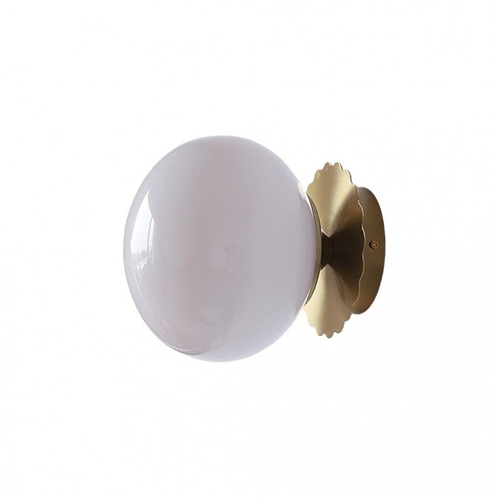Victoria Bauhaus Glass Sphere Wall Light | BOGO Sale