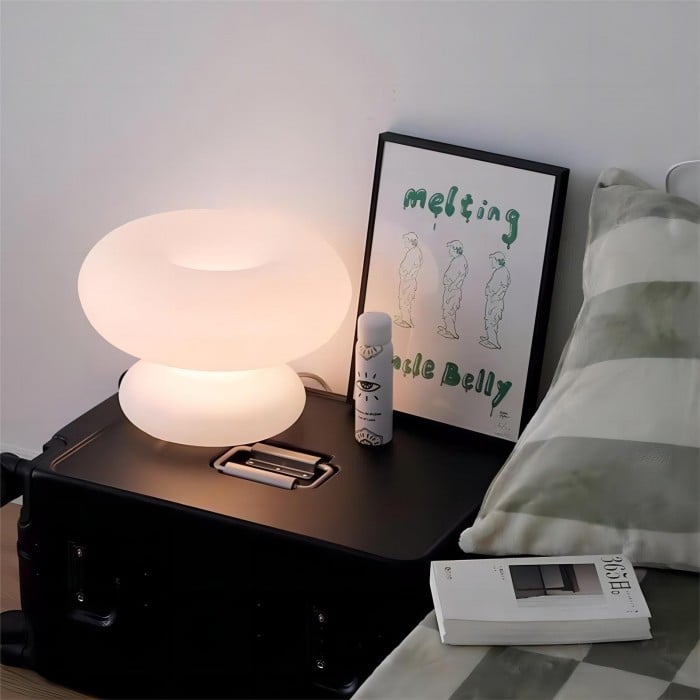Olivier Glass Donut Bauhaus Table Lamp | BOGO Sale