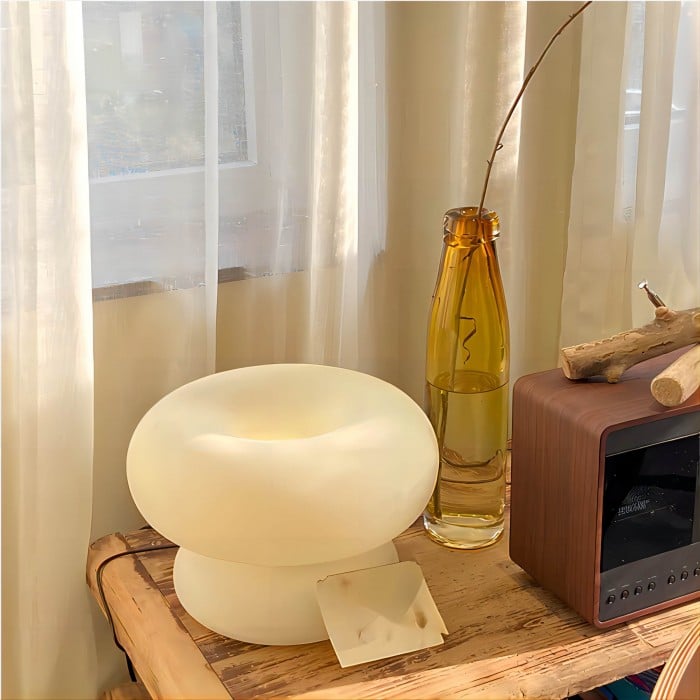 Olivier Glass Donut Bauhaus Table Lamp | BOGO Sale