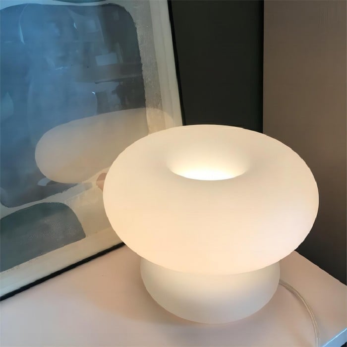 Olivier Glass Donut Bauhaus Table Lamp | BOGO Sale