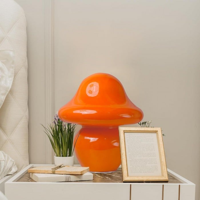 Daniel Bauhaus Mushroom Glass Table Lamp | BOGO Sale