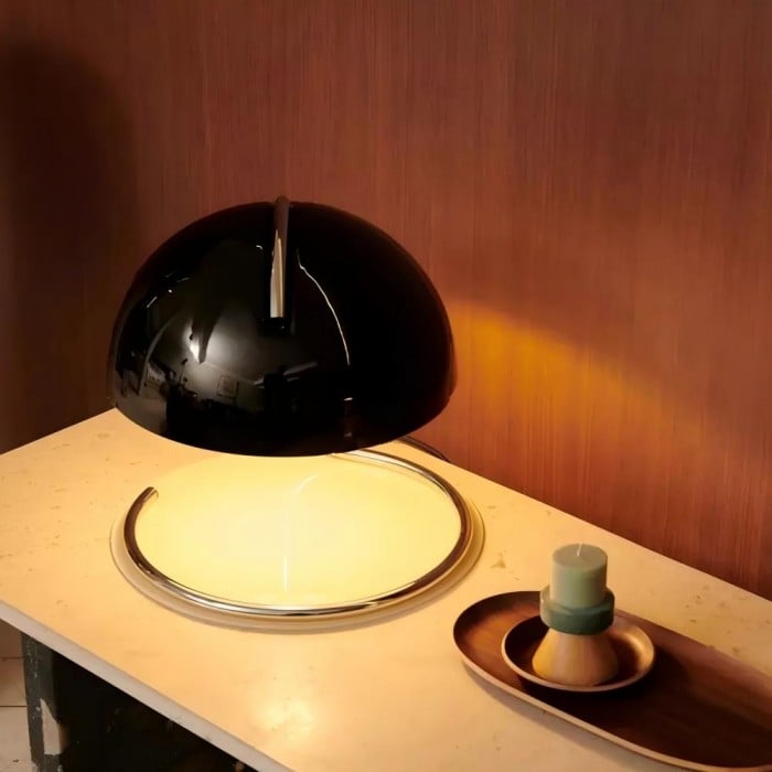 Theo Bauhaus Pudding Glass Table Lamp | BOGO Sale