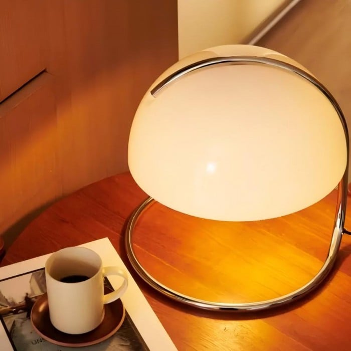 Theo Bauhaus Pudding Glass Table Lamp | BOGO Sale