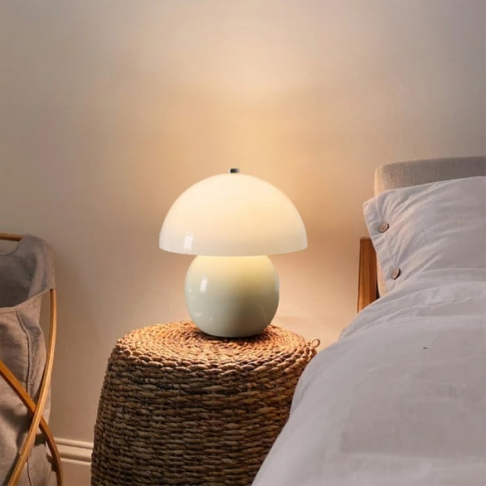 Elodie Mushroom Ceramic Table Lamp | BOGO Sale