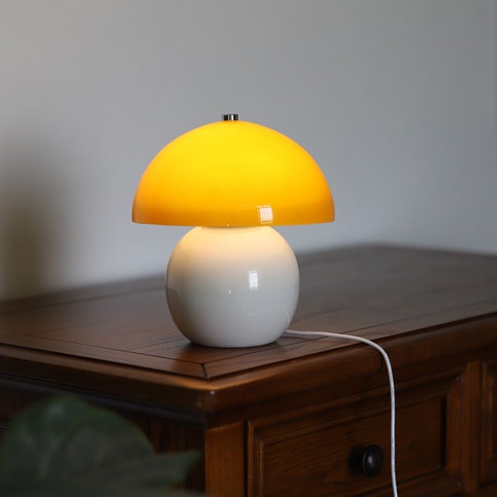 Lyon Mushroom Ceramic Table Lamp | BOGO Sale