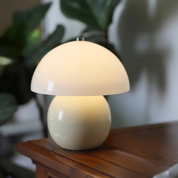 Lyon Mushroom Ceramic Table Lamp | BOGO Sale